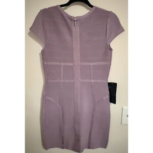 Bebe lilac short sleeve dress